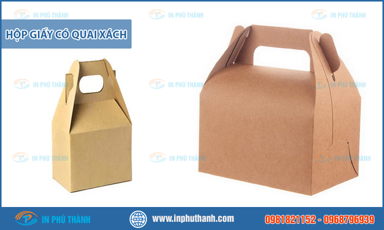 Hộp giấy có quai xách