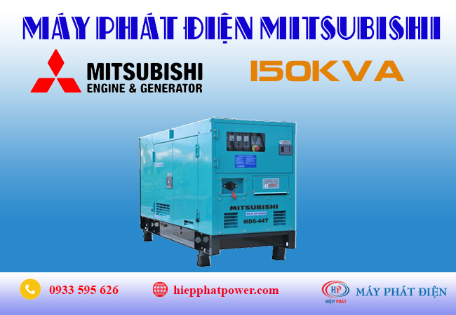 Máy phát điện Mitsubishi 150kva